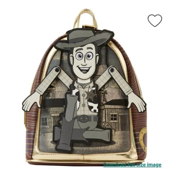 Loungefly Pixar Toy Story Woody Puppet Mini Backpack - Picture 2 of 6